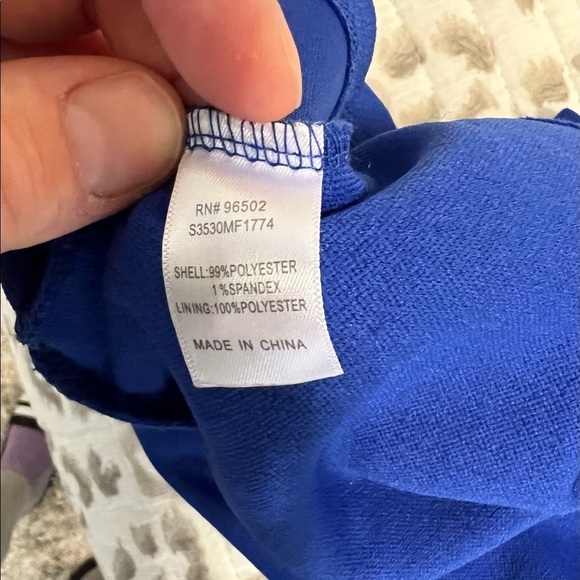 2/$15 Charming Charlie - Blue Top - Picture 7 of 7